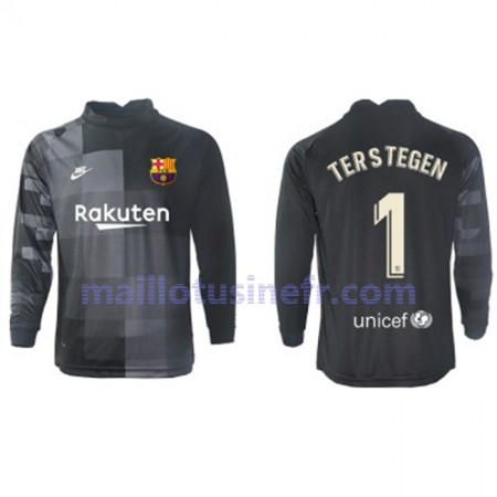 Maillot de Foot FC Barcelone Ter Stegen 1 Extérieur Gardien 2021-22 Manches Longues Maillot de Foot FC Barcelone Ter Stegen 1 Extérieur Gardien 2021-22 Manches Longues